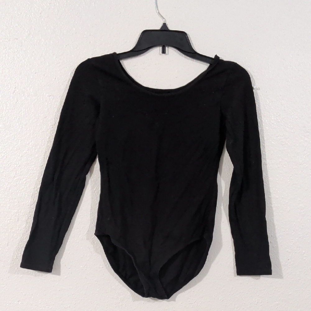 Danskin Now Black V-Neck Top